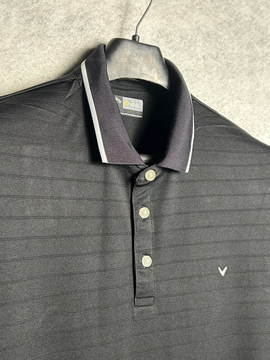 Callaway Opti Dri Black Polo - Medium