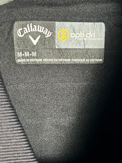Callaway Opti Dri Black Polo - Medium