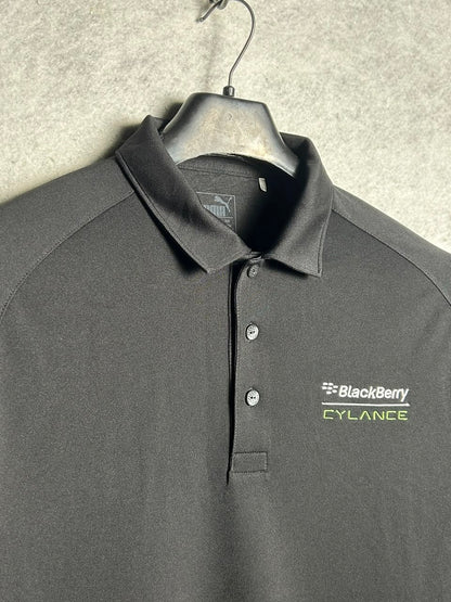 Puma Blackberry Cylance Edition Black Polo - Medium