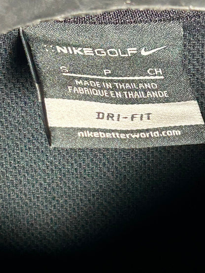 Nike Golf Blackberry Cylance Edition Dri Fit Black Polo - Small