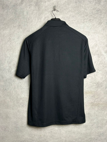 Nike Golf Blackberry Cylance Edition Dri Fit Black Polo - Small
