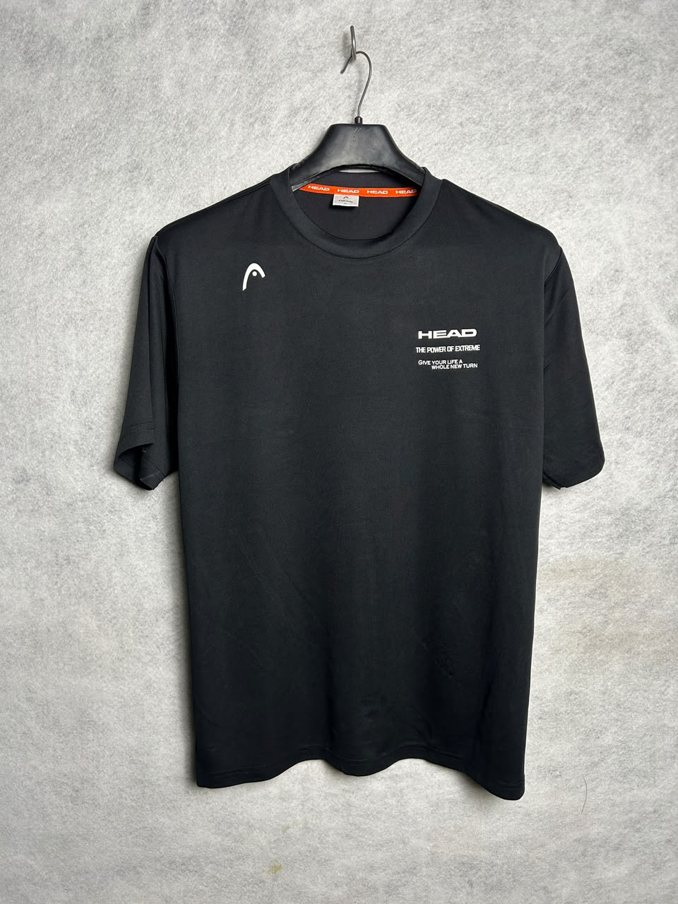Head Black Round Neck - LL