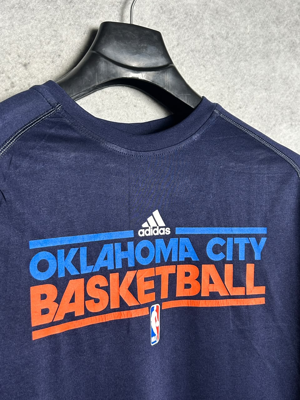 Adidas Climalite Big Logo Blue Round neck - XL