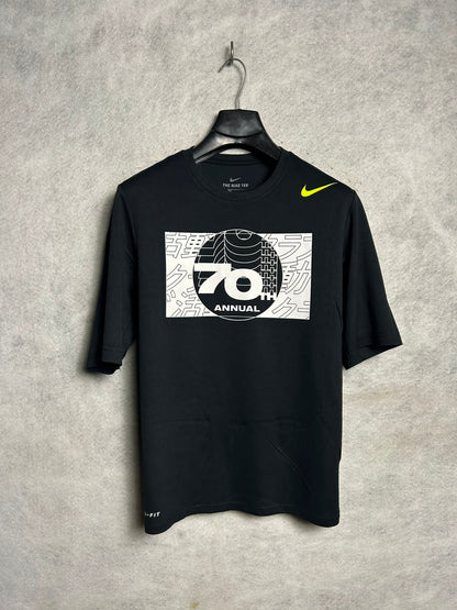 The Nike Tee Dri Fit Black Round Neck - Small