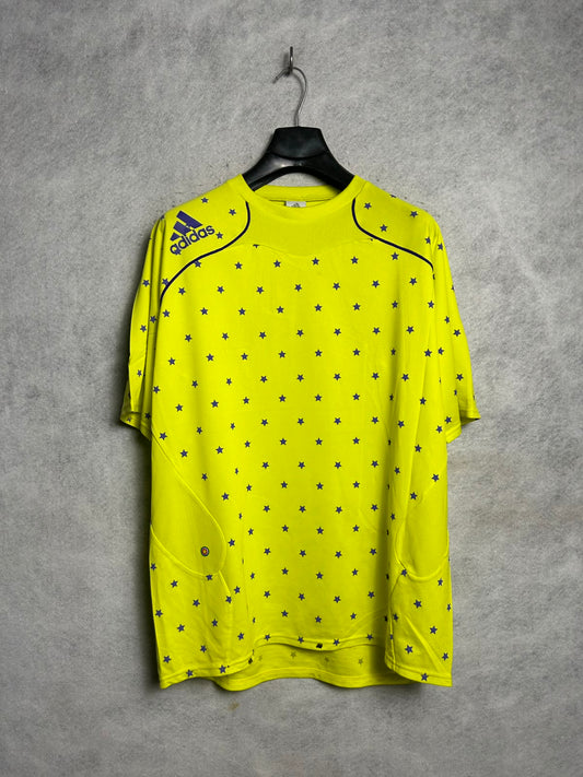 Adidas Yellow Round Neck - Large