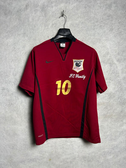 Nike Dri Fit V Neck Red - Medium