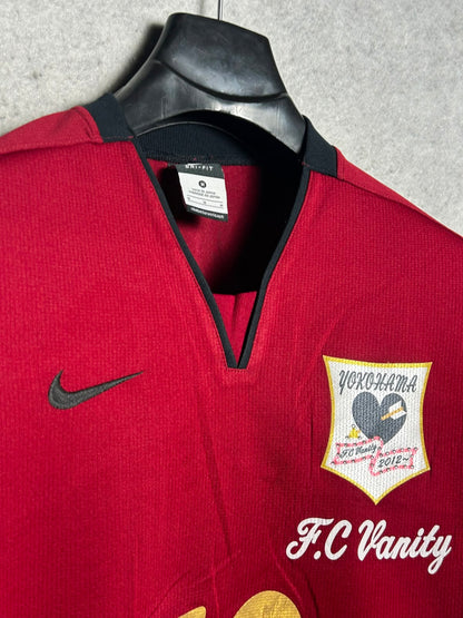 Nike Dri Fit V Neck Red - Medium
