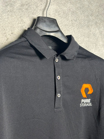 Nike Golf Dri Fit Black Polo - Large
