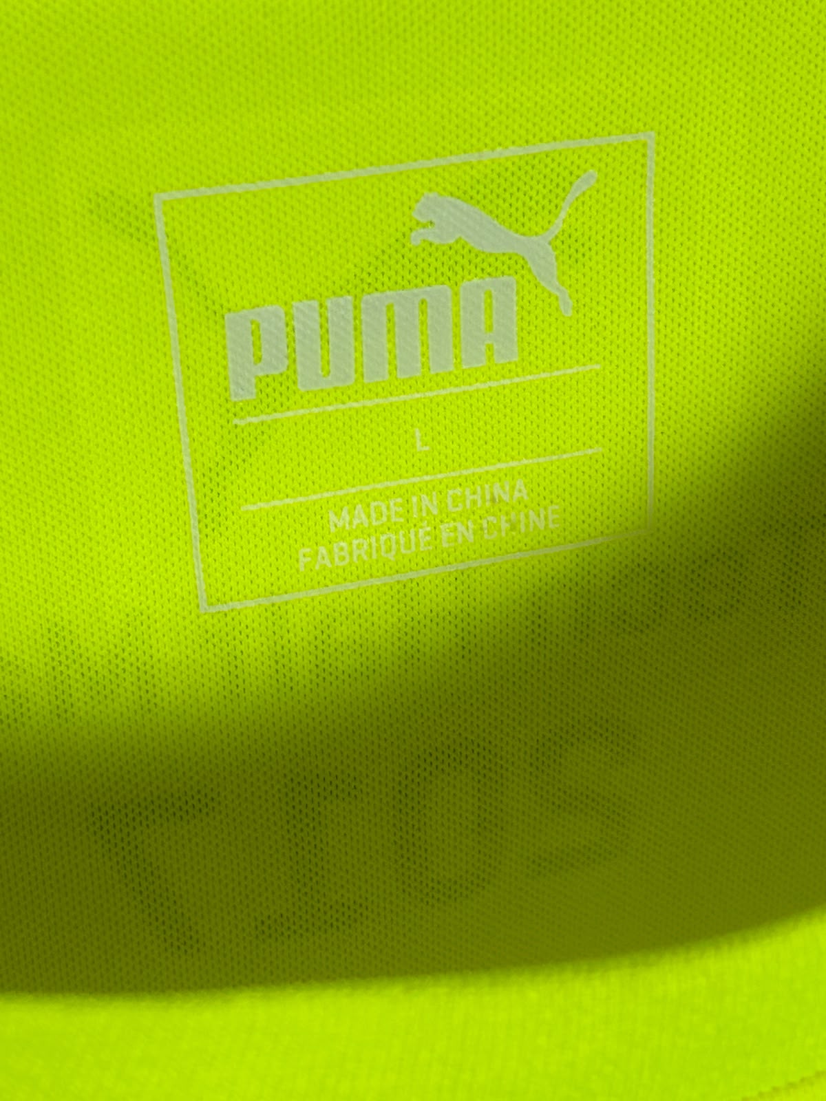 Puma Round Neck Neon - Large