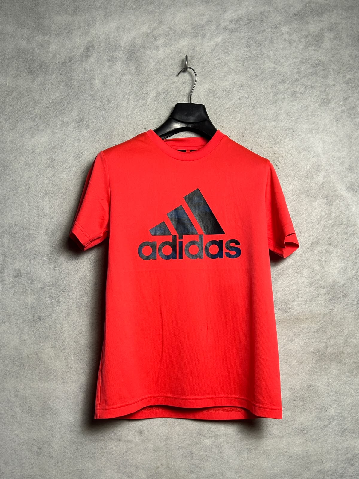 Adidas Big Logo Red Round Neck - Medium