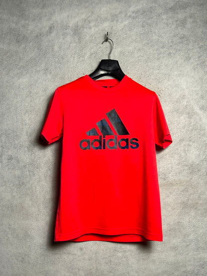 Adidas Big Logo Red Round Neck - Medium