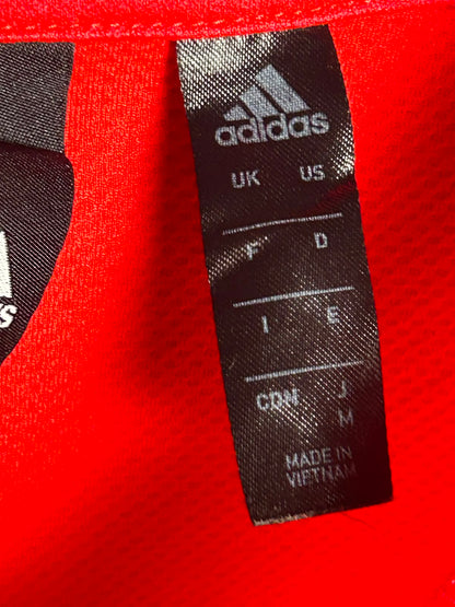 Adidas Big Logo Red Round Neck - Medium