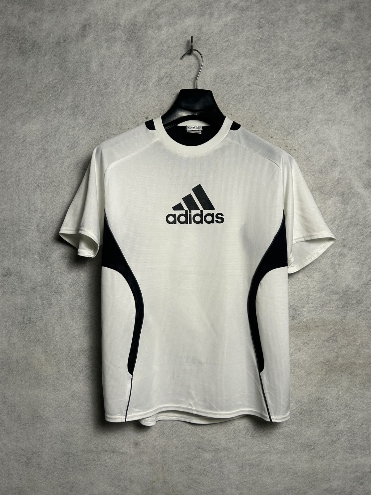 Adidas Climacool Big Logo White Round Neck - Small