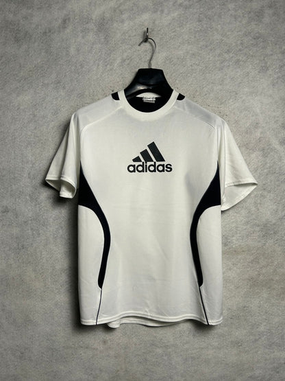 Adidas Climacool Big Logo White Round Neck - Small