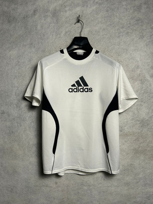 Adidas Climacool Big Logo White Round Neck - Small