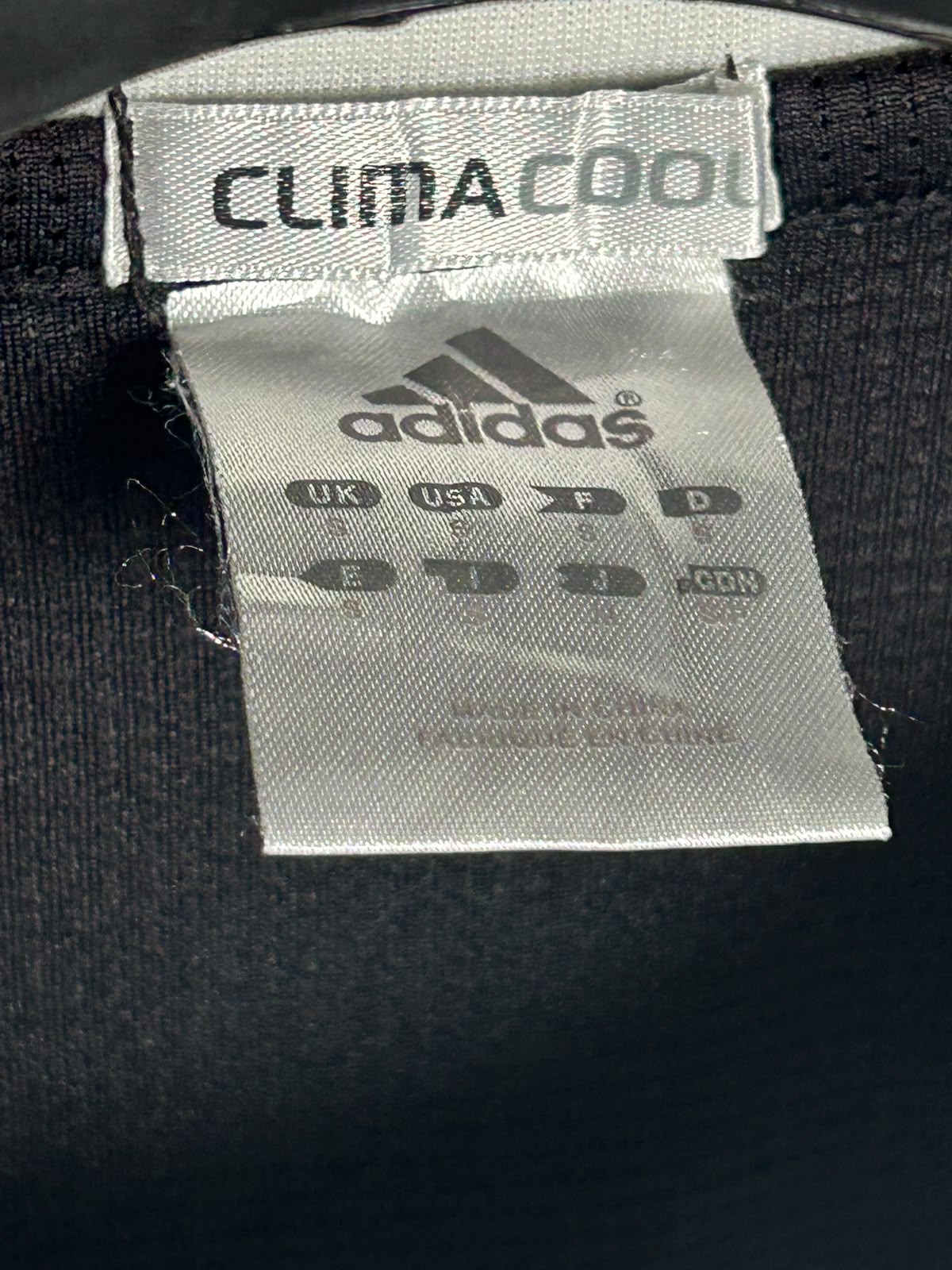 Adidas Climacool Big Logo White Round Neck - Small