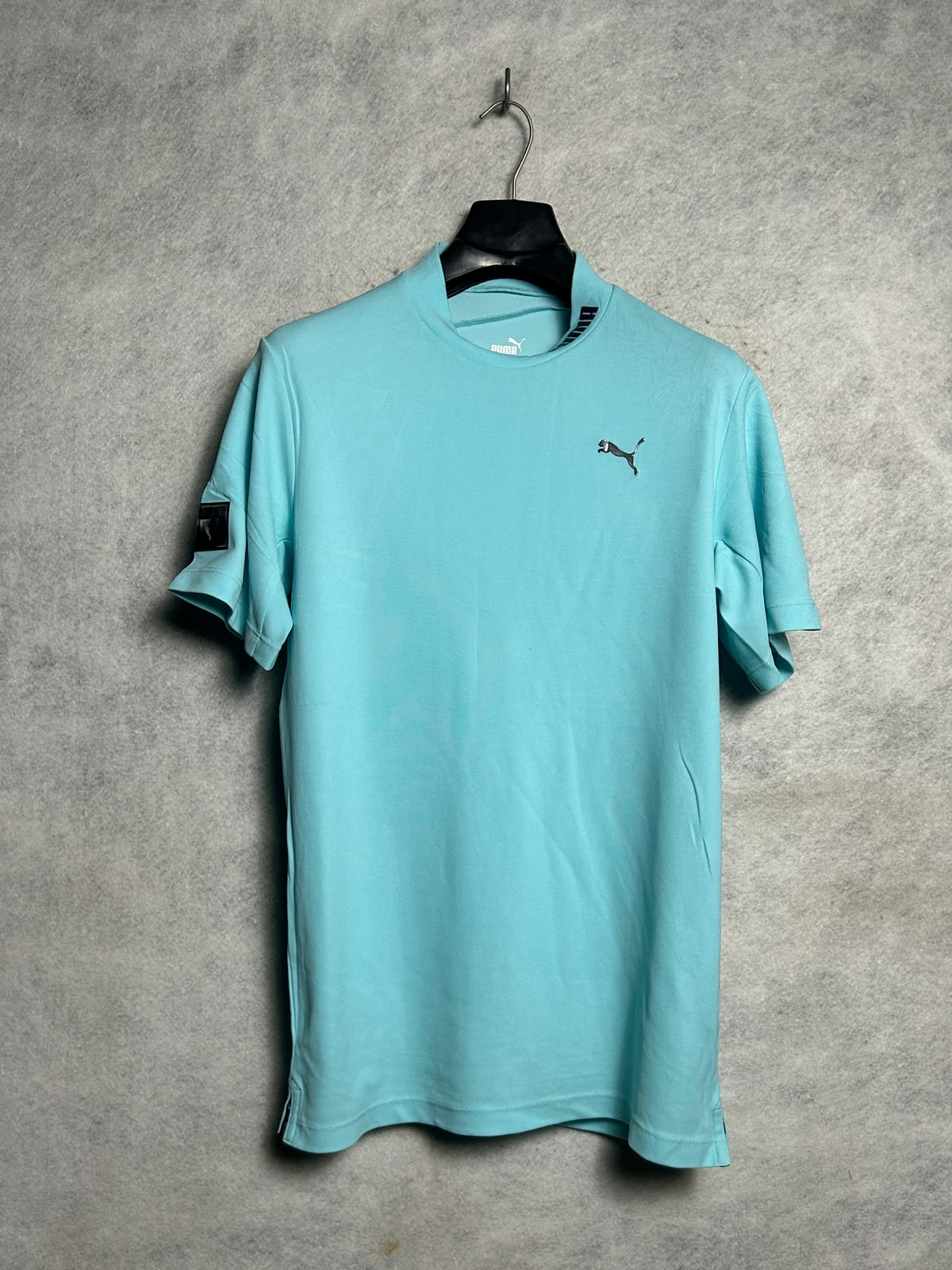 Puma Blue Mock Neck - Medium