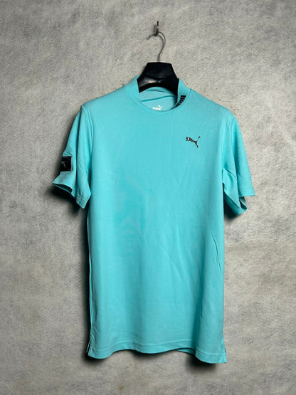 Puma Blue Mock Neck - Medium