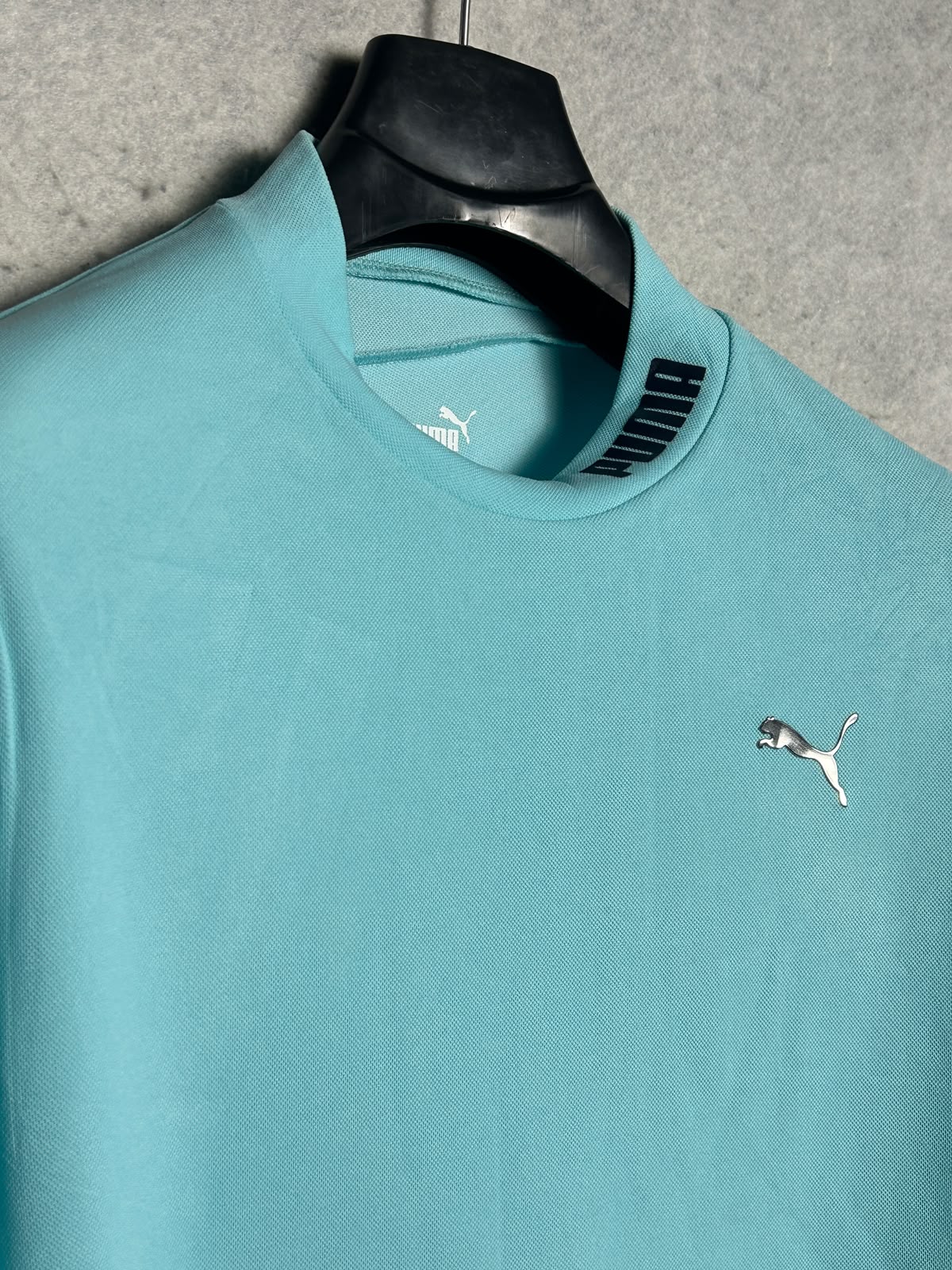 Puma Blue Mock Neck - Medium