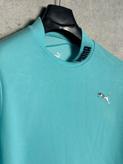 Puma Blue Mock Neck - Medium