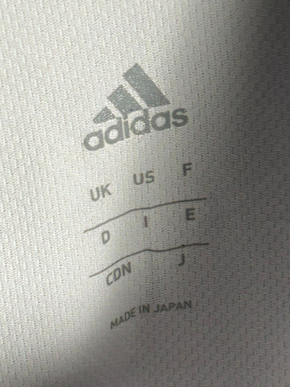 Adidas Blue And White Polo - Large