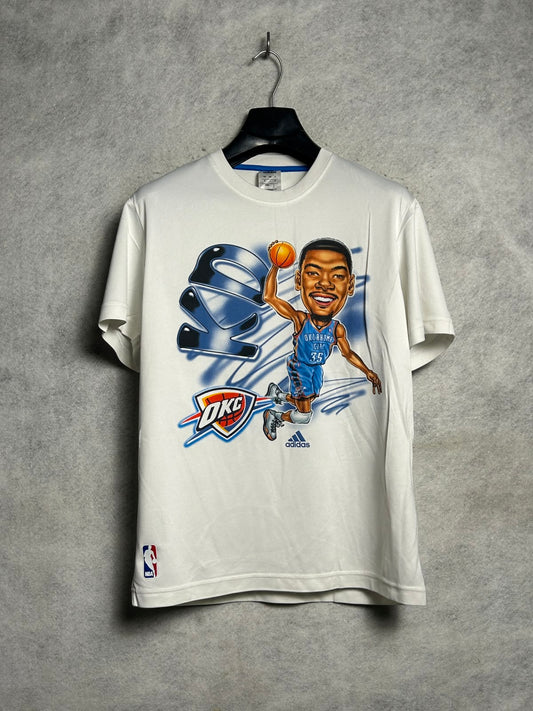 Adidas White Round Neck - Large