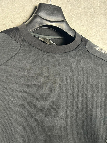 Adidas Black Round Neck - Large