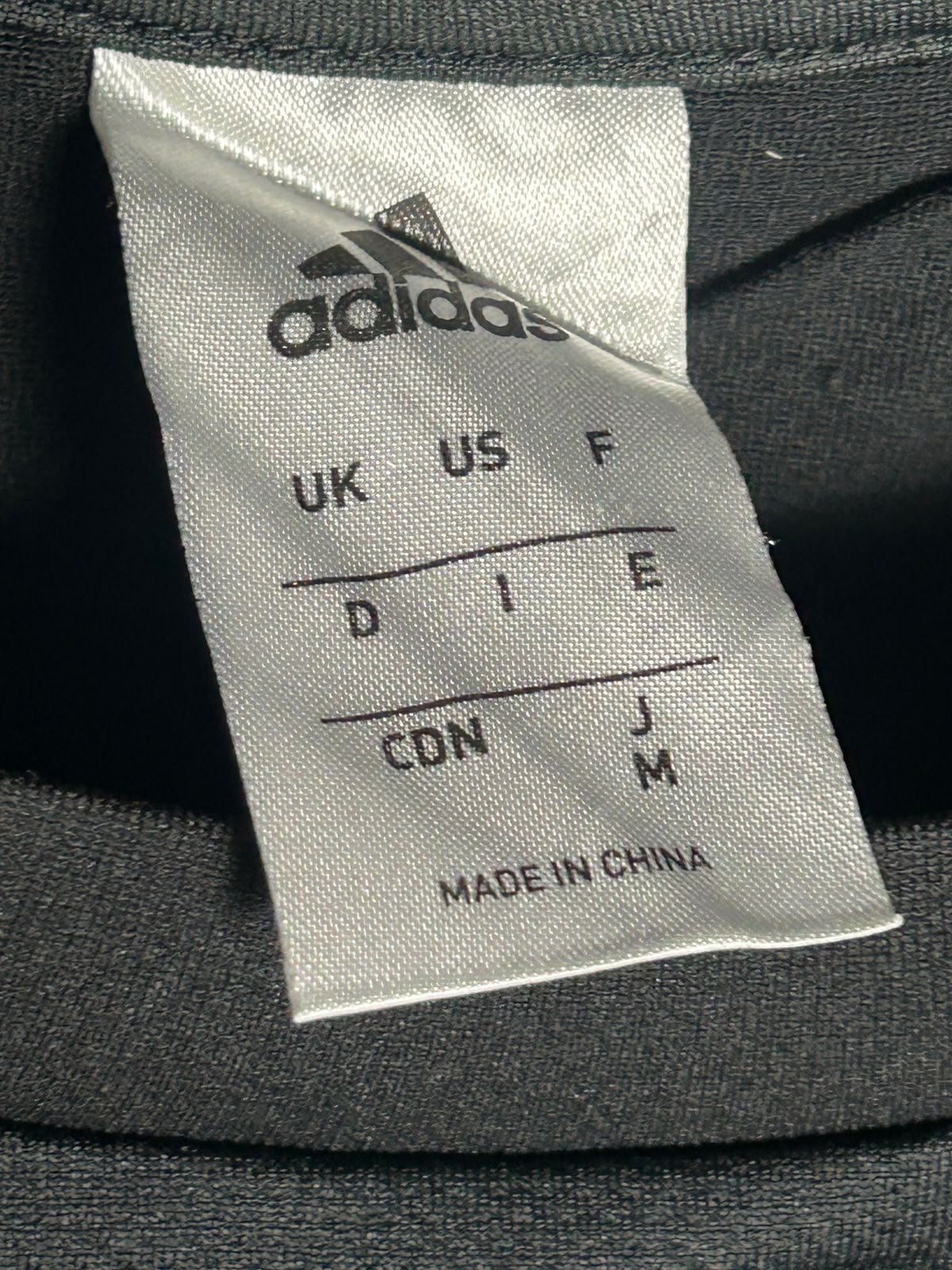 Adidas Black Round Neck - Large