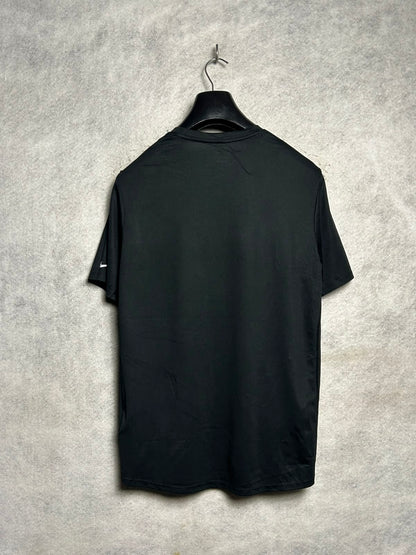 Nike Dri Fit Black Round Neck - Large
