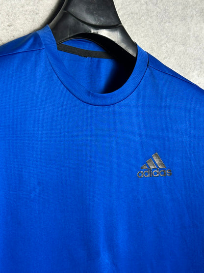 Adidas Blue Round Neck - Large