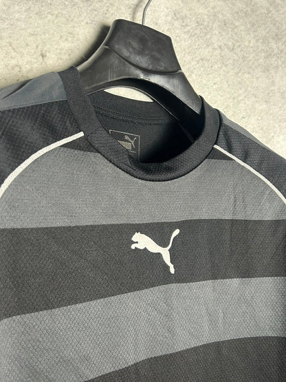 Puma Black Round Neck Full Sleeves - Medium