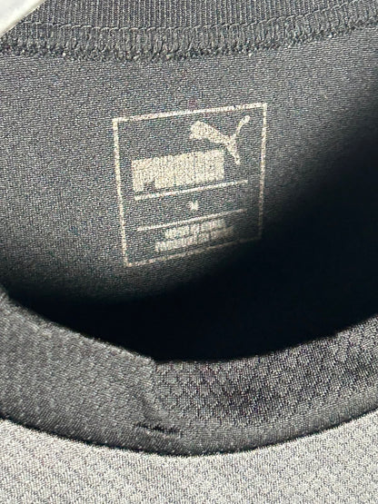 Puma Black Round Neck Full Sleeves - Medium
