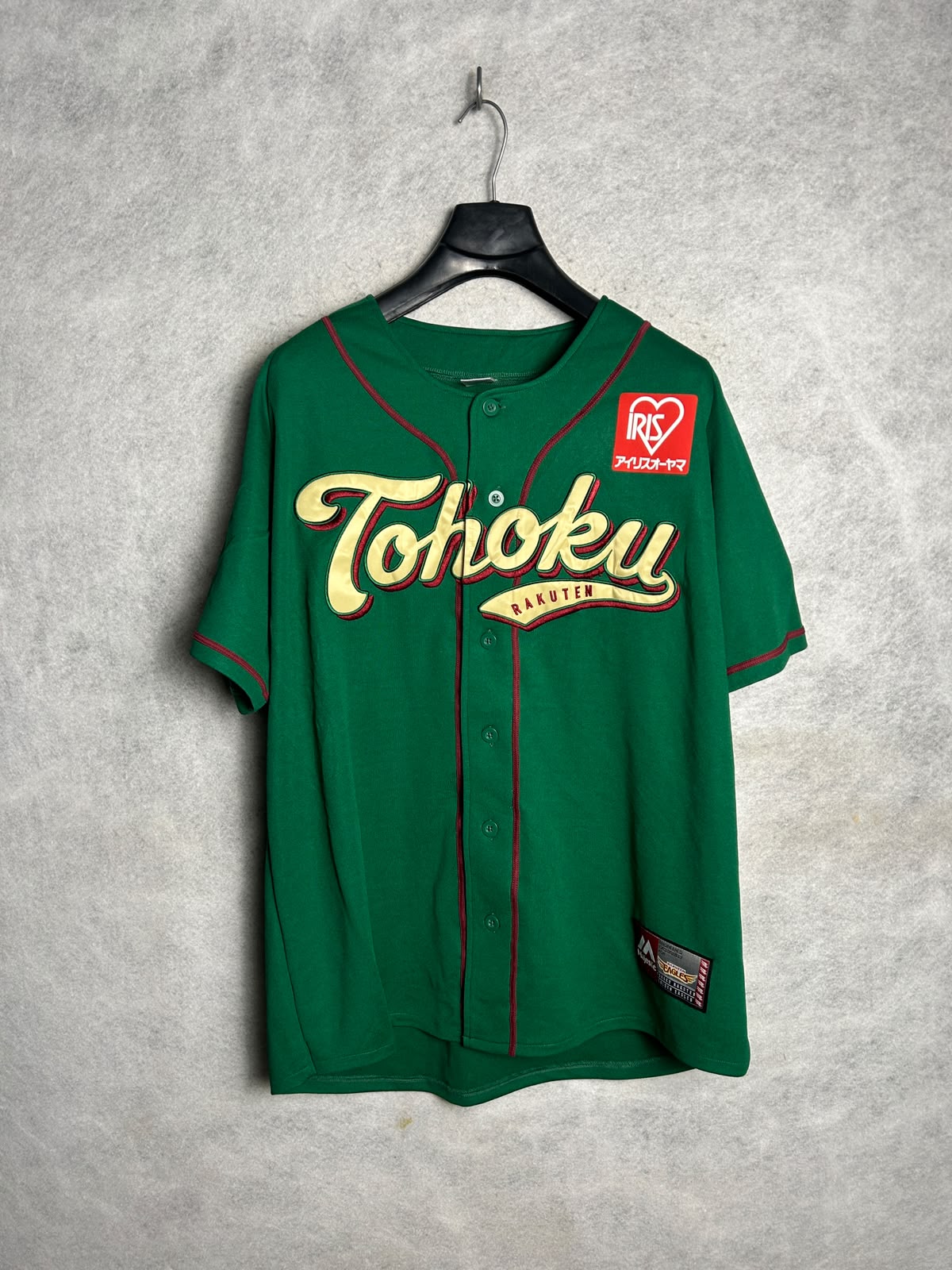 Majestic Big Logo Tohoku Green - Large