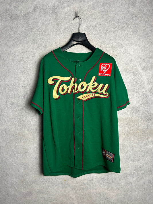 Majestic Big Logo Tohoku Green - Large