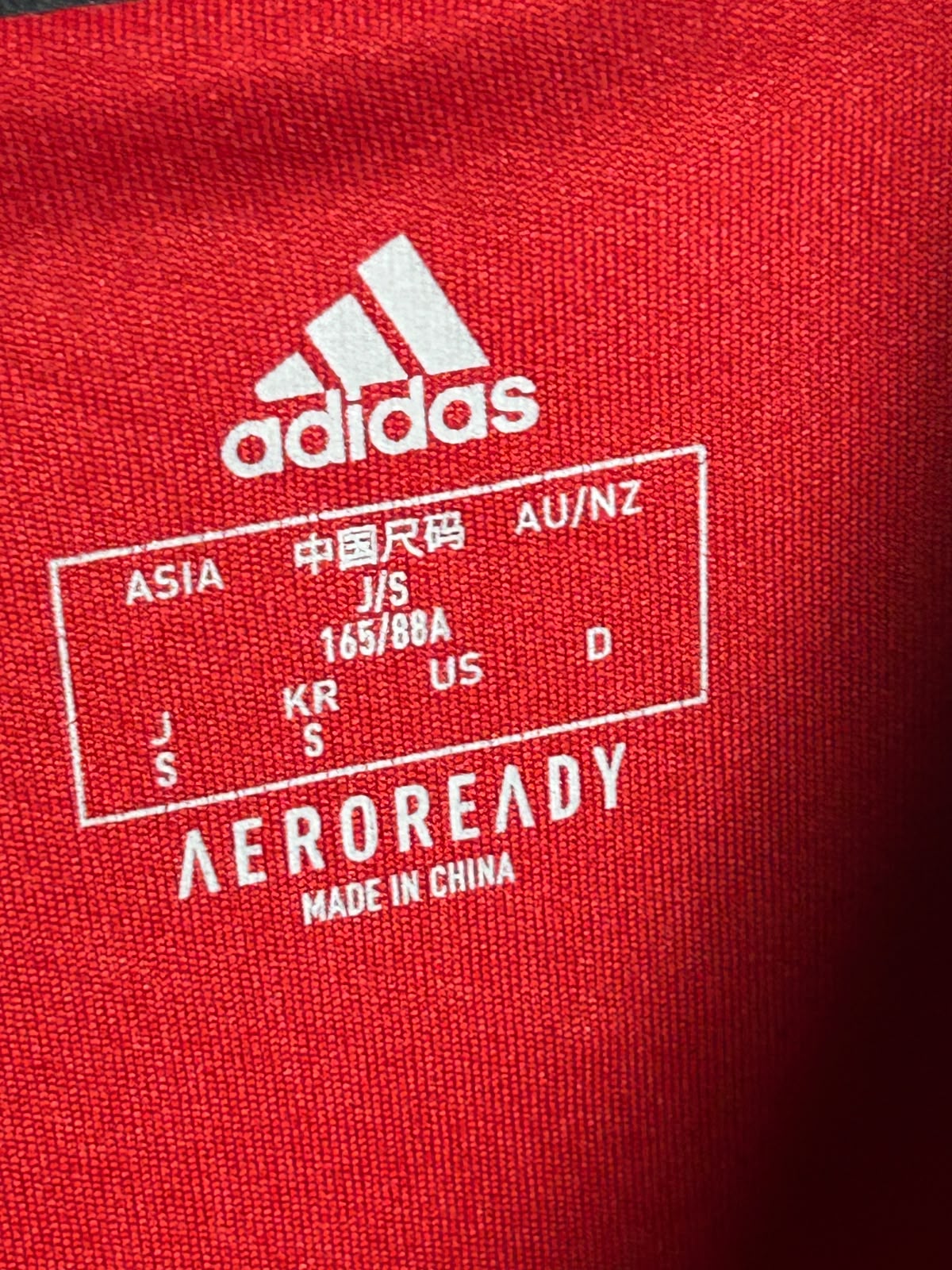 Adidas Aeoready Red Round Neck - Small