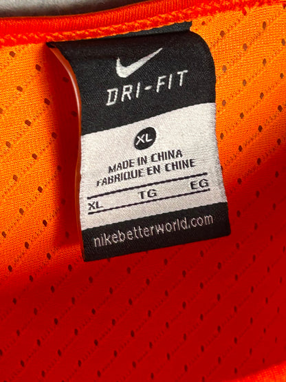 Nike Dri Fit Orange Round Neck - XL