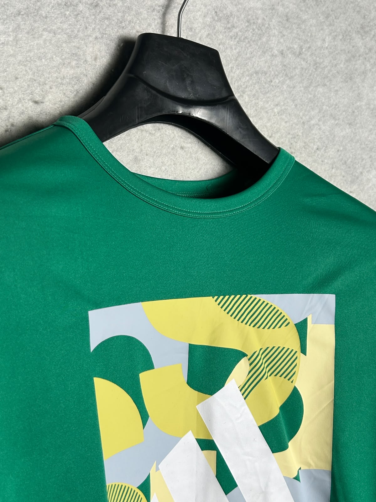 Adidas Big Logo Green Round Neck - XL
