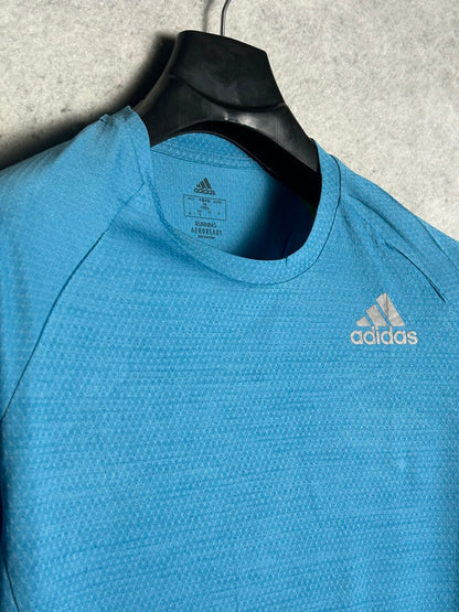 Adidas Aeroready Blue Round Neck - Medium