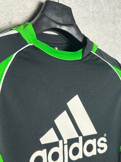 Adidas Big Logo Black Round Neck - Large