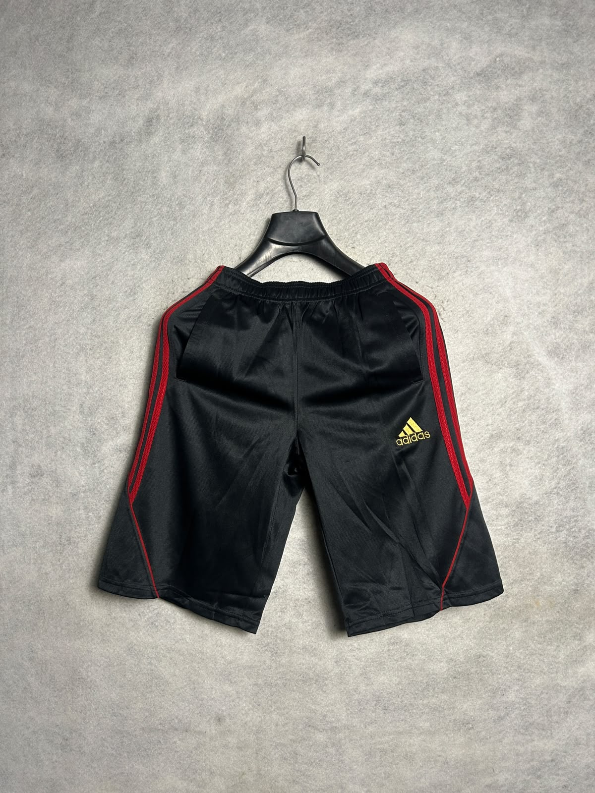 Adidas Black With Red Strips - Large