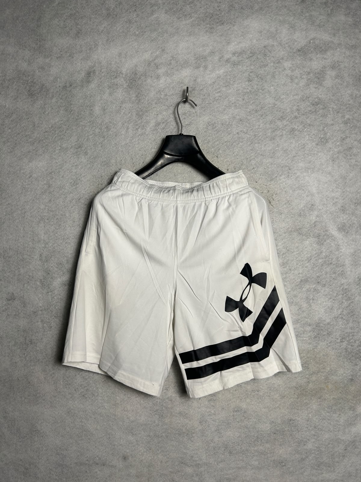 Under Armour Heat Gear Big Logo White - Medium