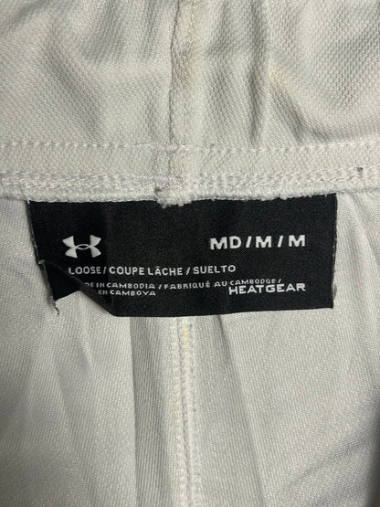 Under Armour Heat Gear Big Logo White - Medium