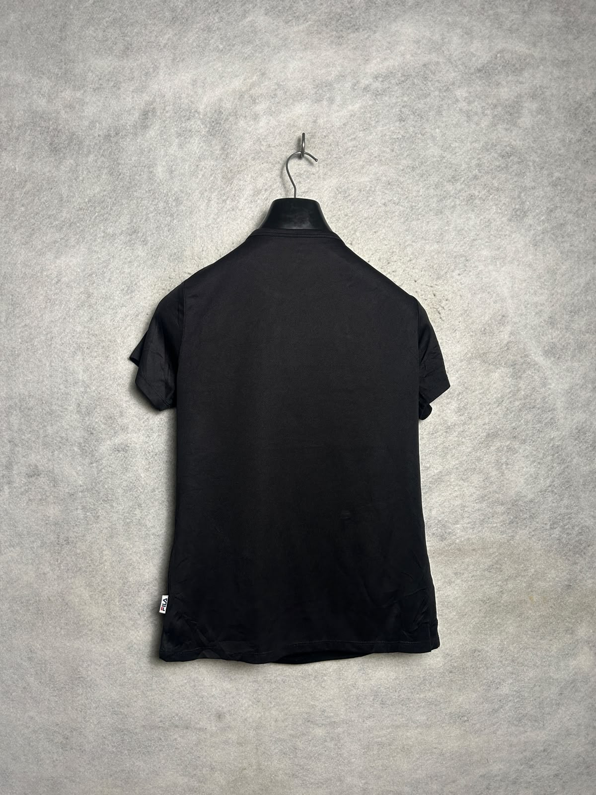 Fila Big Logo Black Round Neck - Large