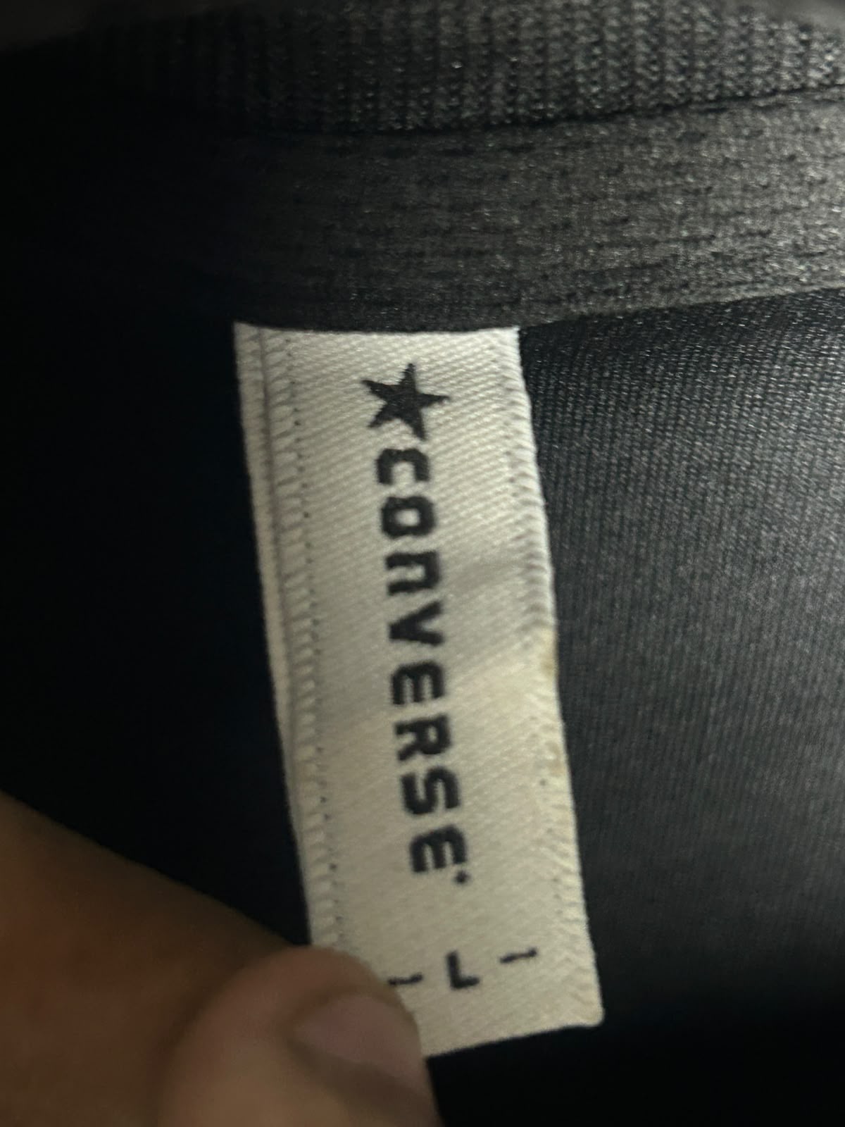Converse Black Round Neck - Large