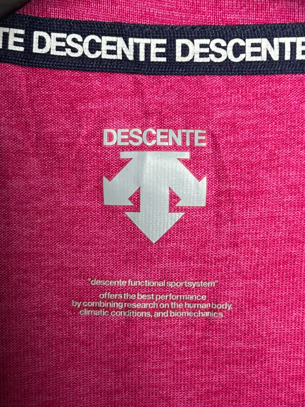 Descente V Neck Pink - Medium