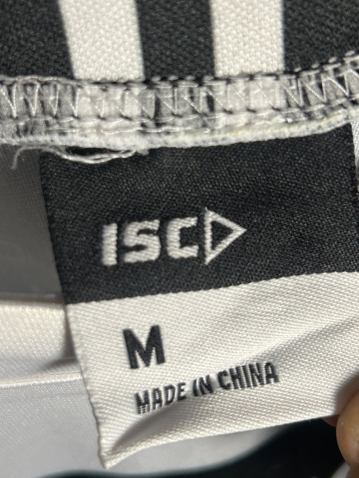 ISC Black And White Round Neck - Medium
