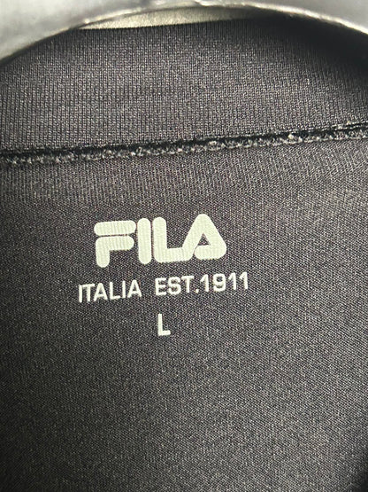 Fila Black Round Neck - Large
