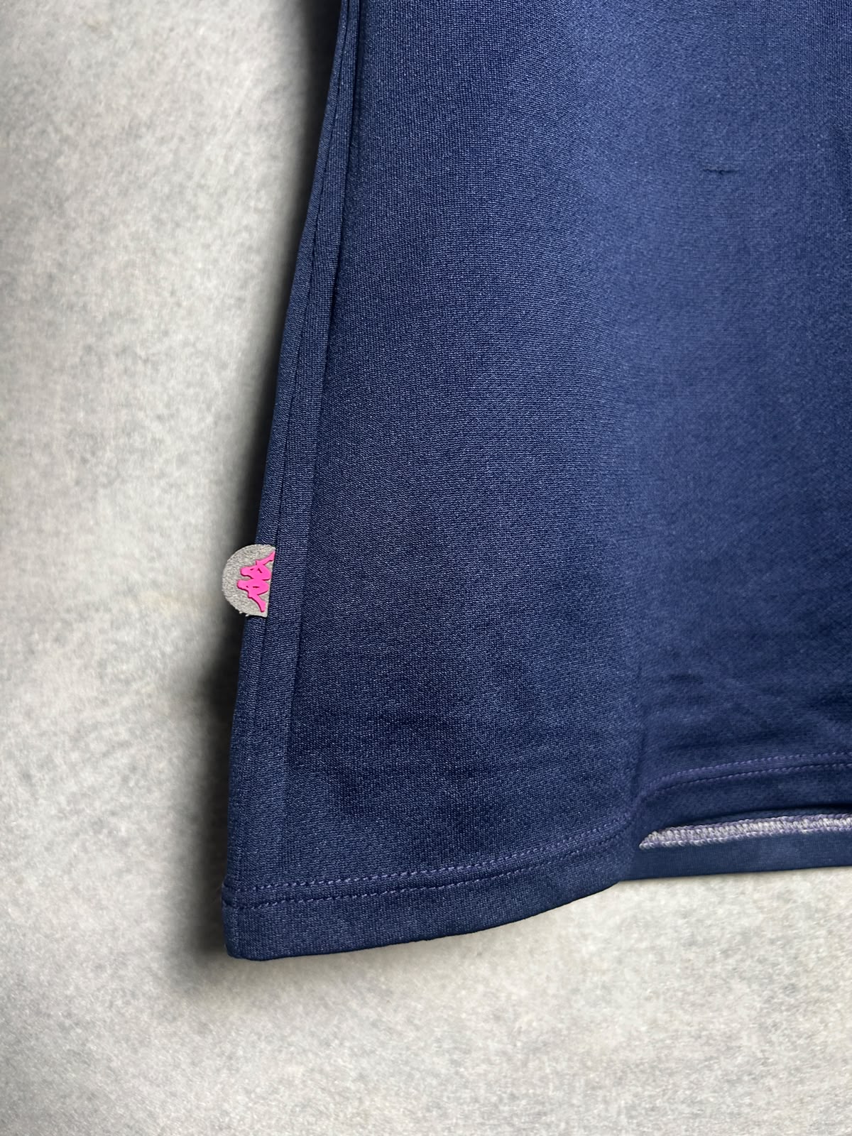 Kappa Big Logo Round Neck Blue - Medium