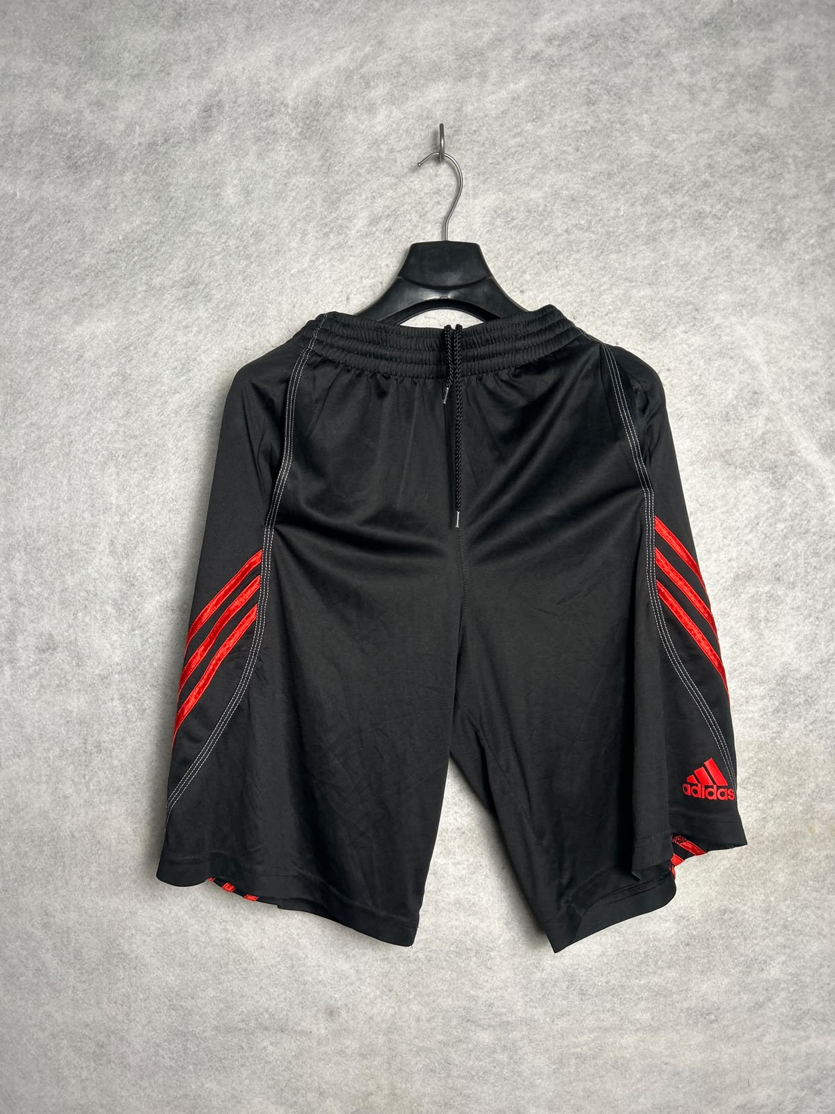 Adidas Black With Red Strips - Small