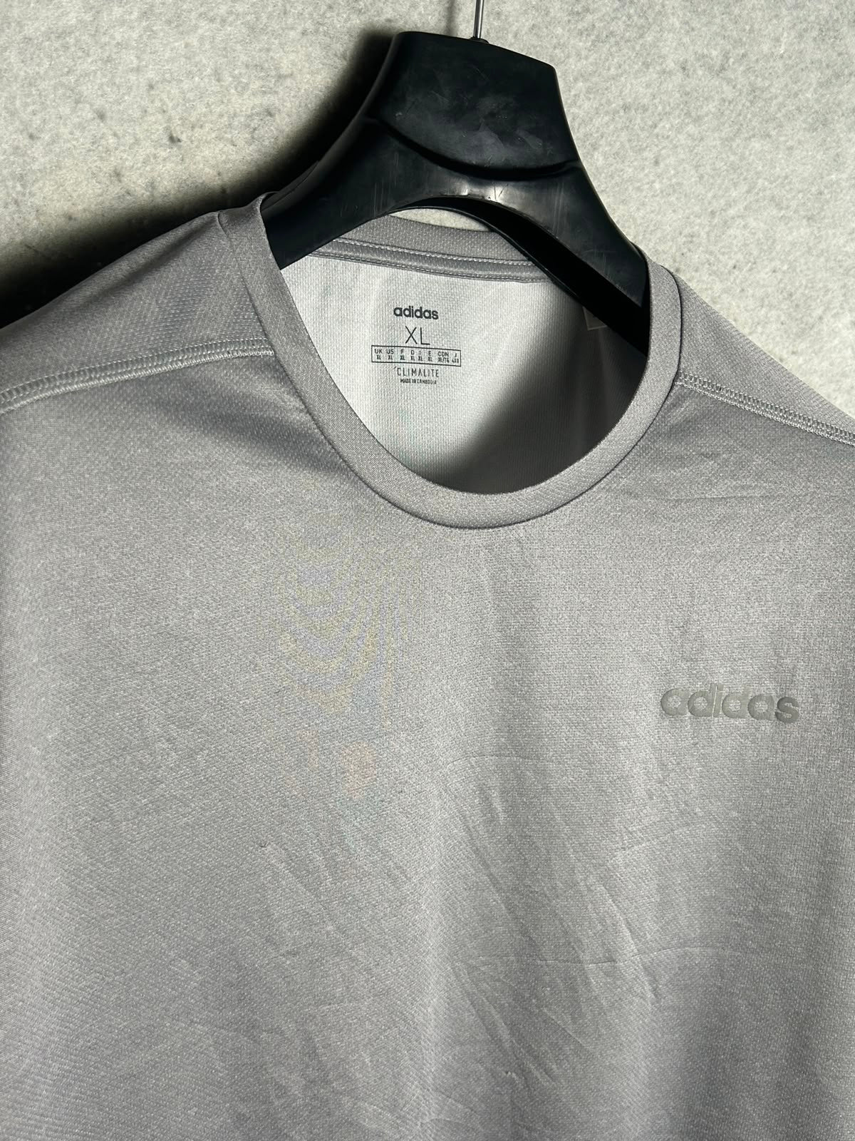 Adidas Climalite Grey Round Neck - XL